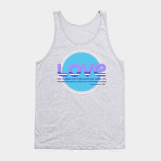 the Steadfast Love of the Lord never Ceases- Scripture Art Tank Top